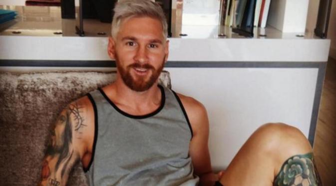 Messi Ubah tampilan gaya Rambut demi mengikuti Gaya